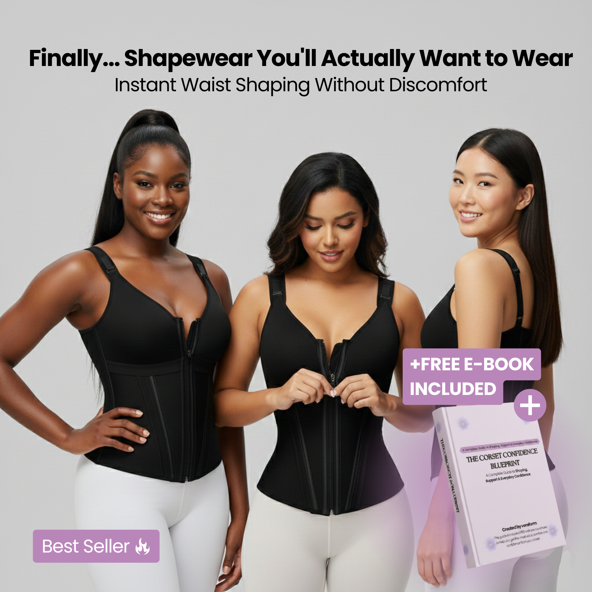 SculptZip™ Hourglass Corset